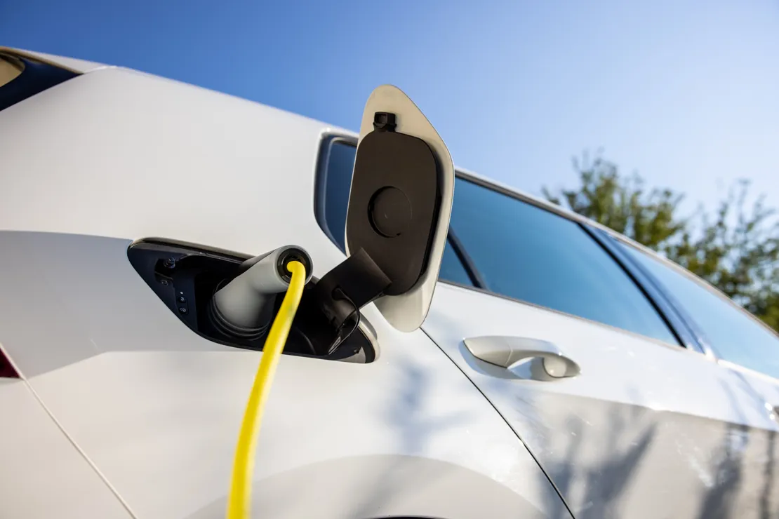 Car Charging White